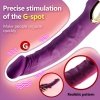 Klasyczny wibrator damski Realistic Vibrator PURPLE